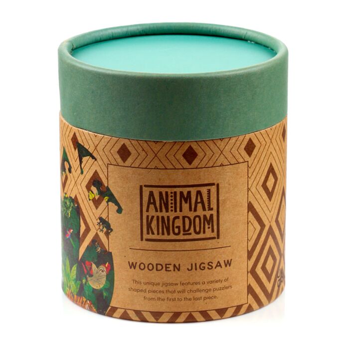 Puckator Animal Kingdom 130pc Shaped Jigsaw Puzzle