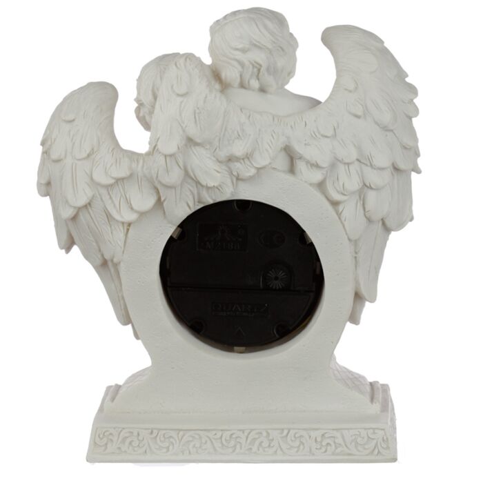 Puckator Peace of Heaven Endless Love Cherub Mantle Clock