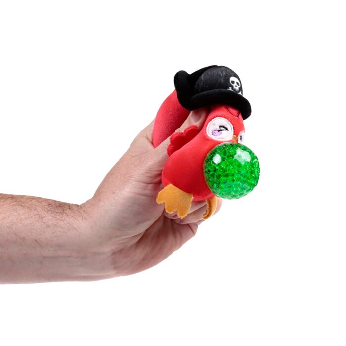 Puckator Queasy Squeezies Jolly Rogers Pirate Plush Squeezy Toy
