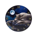 Puckator Lisa Parker Quiet Reflection Wolf Picture Clock