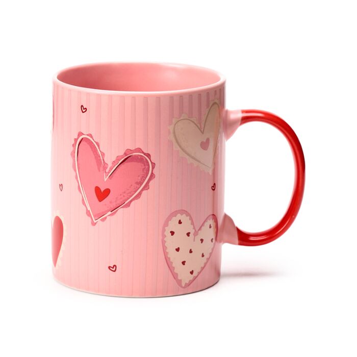 Puckator Amore Hearts Porcelain Mug