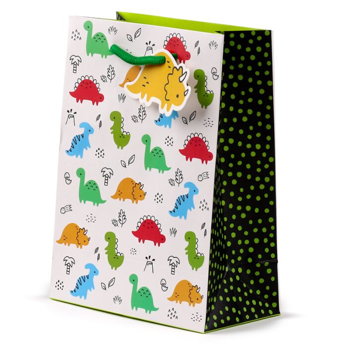Puckator Dinosauria Jr Gift Bag Medium