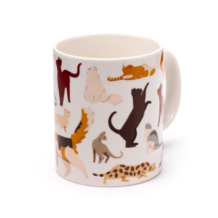Puckator Feline Fine Cats (New) Porcelain Mug