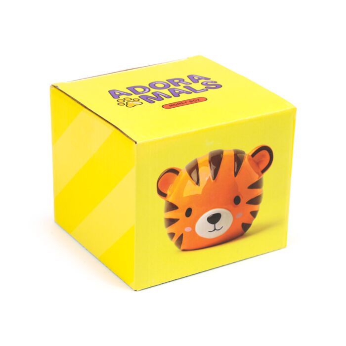 Puckator Adoramals Alfie the Tiger Ceramic Money Box