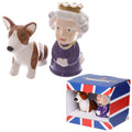 Puckator Queen & Corgi Ceramic Salt & Pepper Set