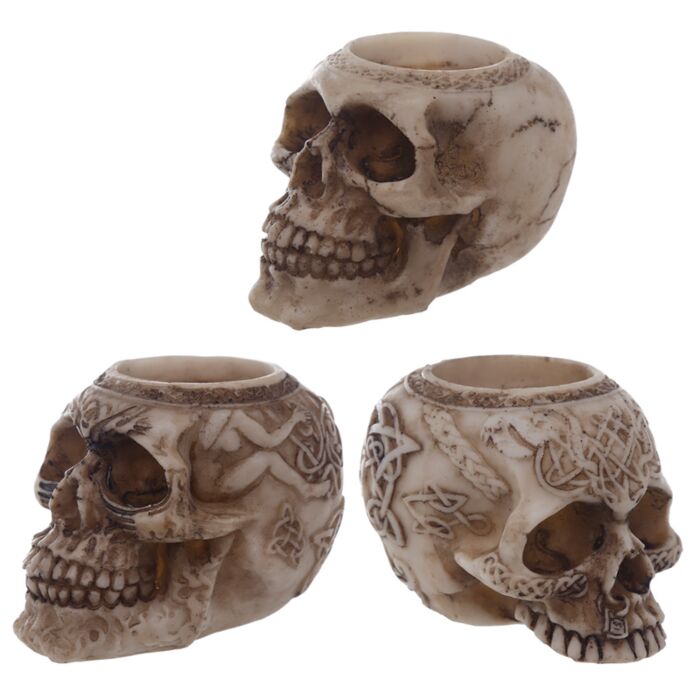 Puckator Skull Tea Light Candle Holder