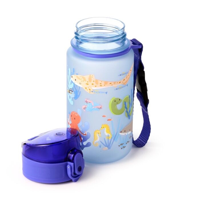 Puckator Mariniverse Pop Top 350ml Shatterproof Children's Bottle