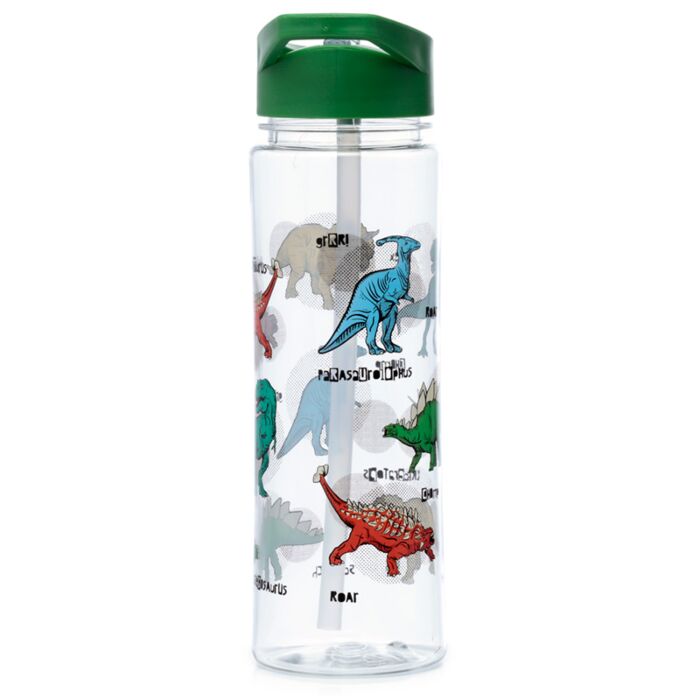 Puckator Shatterproof Plastic 550ml Water Bottle Dinosauria