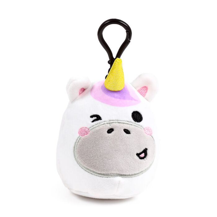 Puckator Squidglys Astra the Unicorn Adoracorns Souvenir Plush Mini Keyring