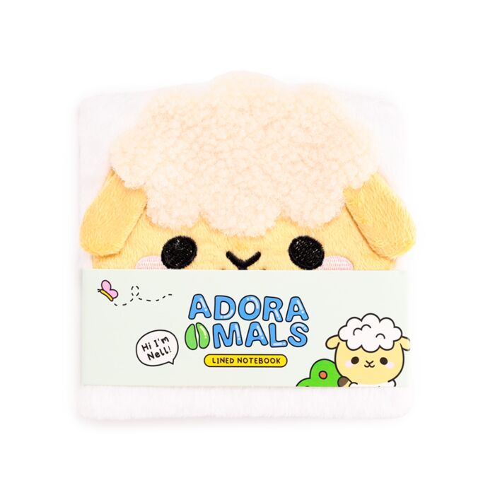 Puckator Adoramals Sheep Plush Notebook