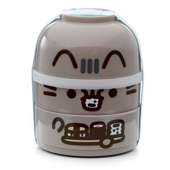Puckator Pusheen the Cat Stacked Round Bento Lunch Box