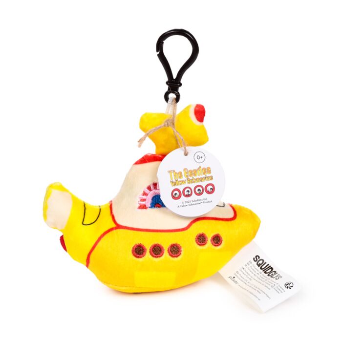Puckator Squidglys The Beatles Yellow Submarine Plush Mini Keyring