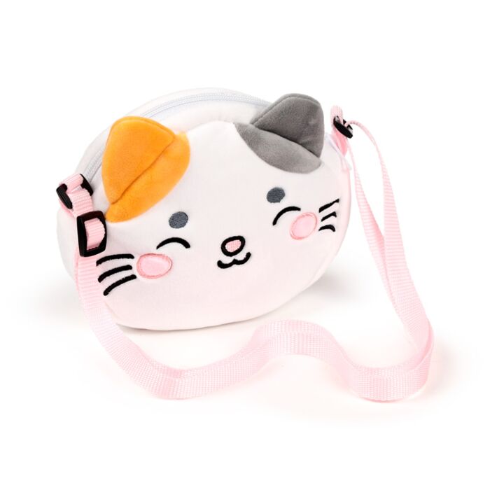 Puckator Lola the Cat Adoramals Crossbody Plush Shoulder Bag