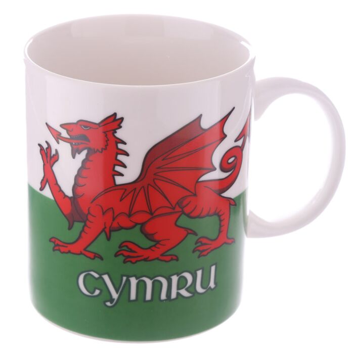 Puckator Welsh Dragon Wales (Cymru) Souvenir Porcelain Mug