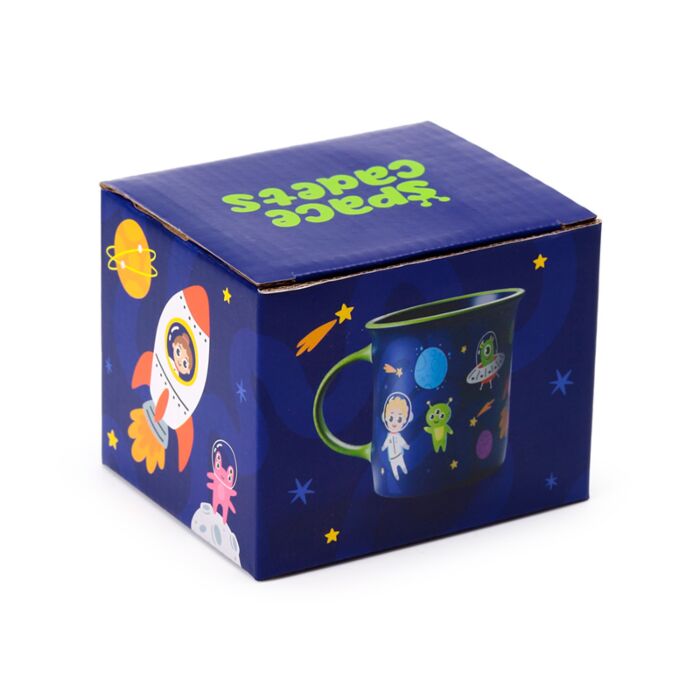 Puckator Space Cadet Fine-Rimmed Porcelain Mug