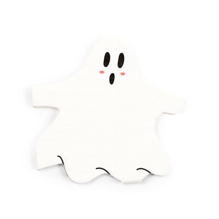 Puckator Halloween Ghost Pack of 12 3ply Paper Party Napkins