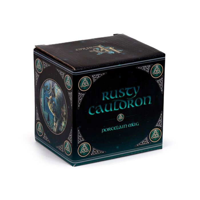 Puckator Lisa Parker Rusty Cauldron Cat Porcelain Mug
