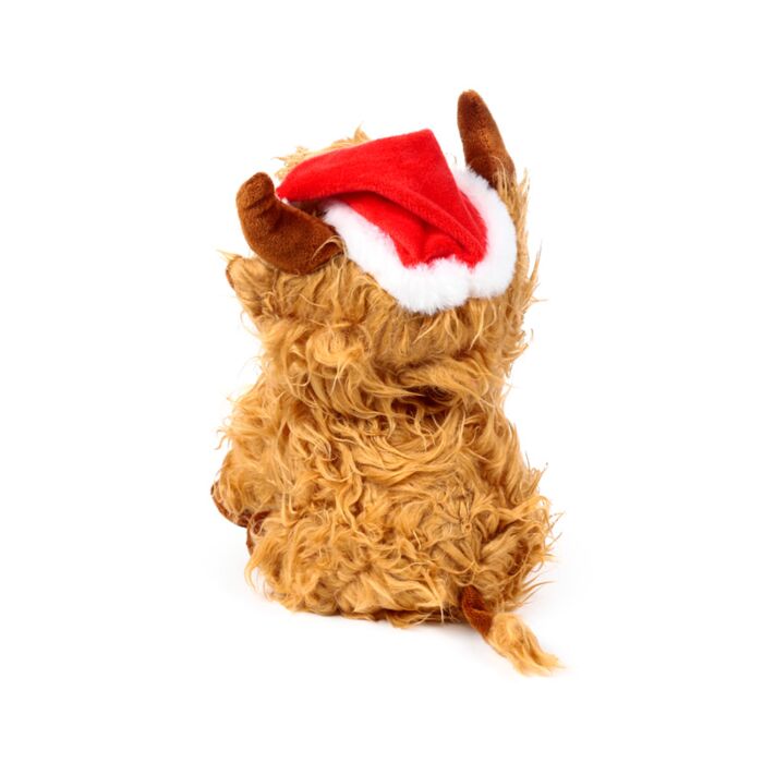 Puckator Christmas Highland Coo Plush Doorstop