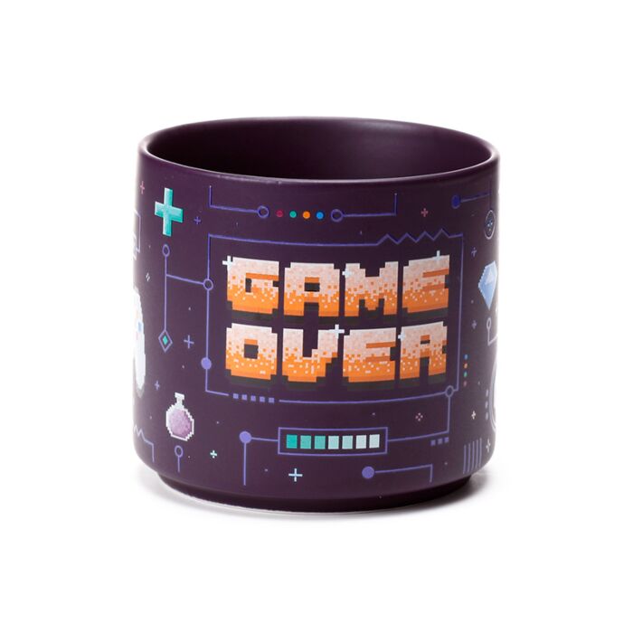 Puckator Game Over Large Porcelain Mug