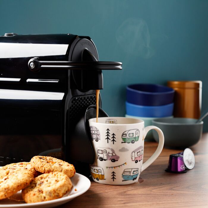 Puckator Wildwood Caravan Porcelain Mug