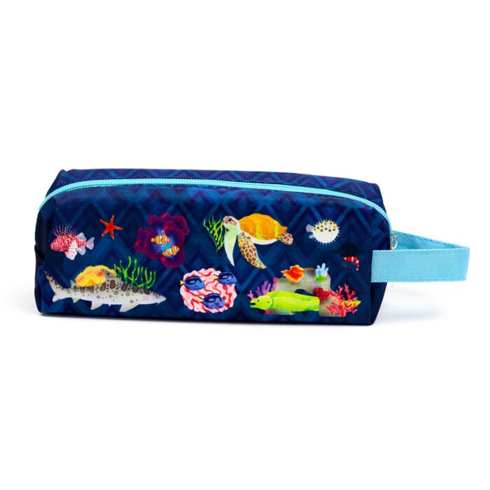 Puckator Marine Kingdom Oxford Cloth Pencil Case