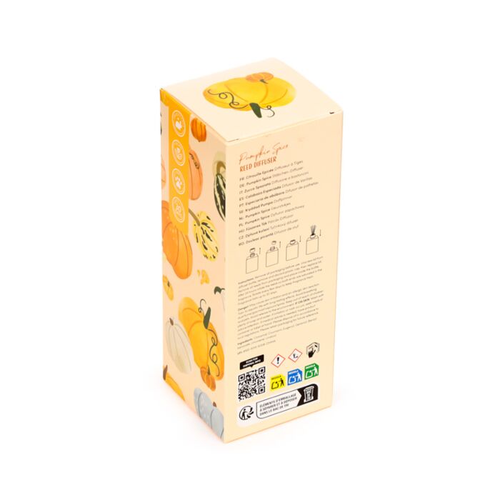 Puckator Autumn Harvest Shaped Pumpkin Spice 110ml Reed Diffuser