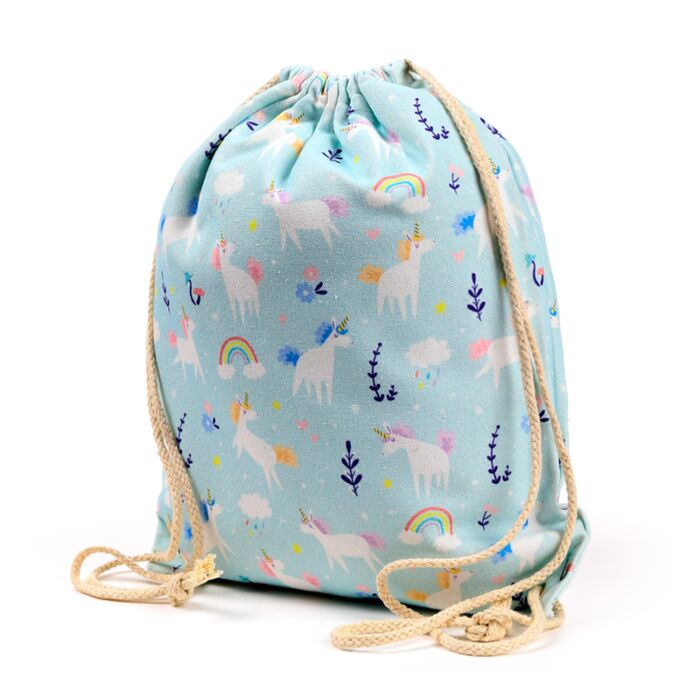 Puckator Unicorn Magic Canvas Drawstring Bag