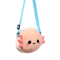 Puckator Maddie the Axolotl Adoramals Crossbody Plush Shoulder Bag