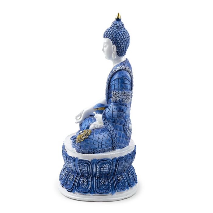 Puckator White & Blue Thai Buddha Lotus
