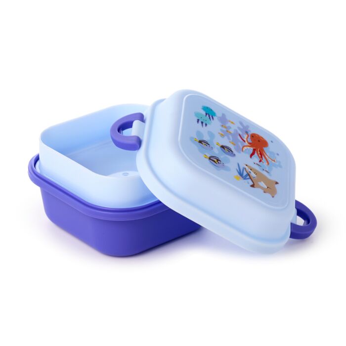 Puckator Mariniverse Clip Lock Stacked Bento Snack Lunch Box