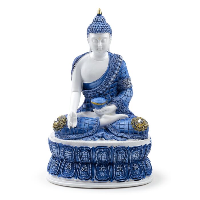 Puckator White & Blue Thai Buddha Lotus