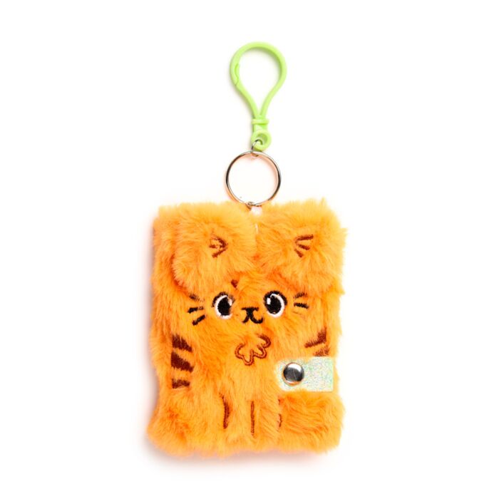 Puckator Beans & Co Cat Plush A7 Mini Notepad & Multi Colour Pen (4 Colours)