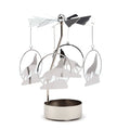 Puckator Howling Wolf Rotating Carousel Spinning Tea Light Candle Holder
