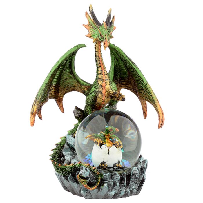 Puckator Dark Legends Crystal Orb Dragon Mother Snow Globe