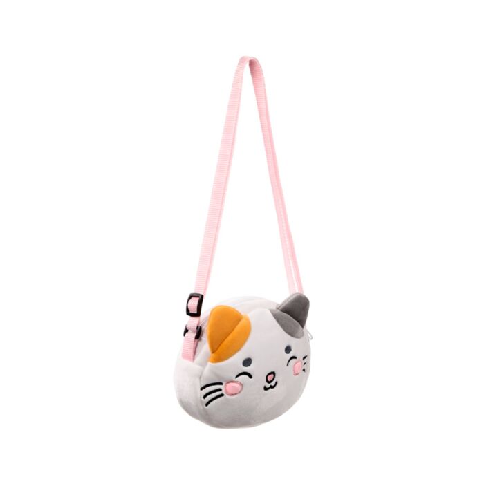 Puckator Lola the Cat Adoramals Crossbody Plush Shoulder Bag