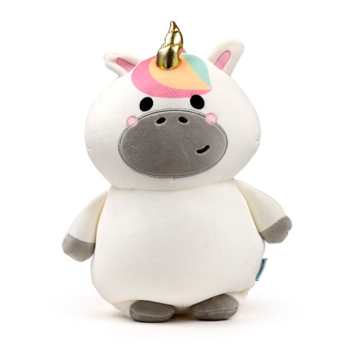 Puckator Swapseazzz Adoracorns Unicorn 2-in-1 Plush Travel Pillow & Toy