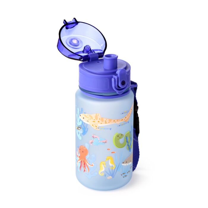 Puckator Mariniverse Pop Top 350ml Shatterproof Children's Bottle