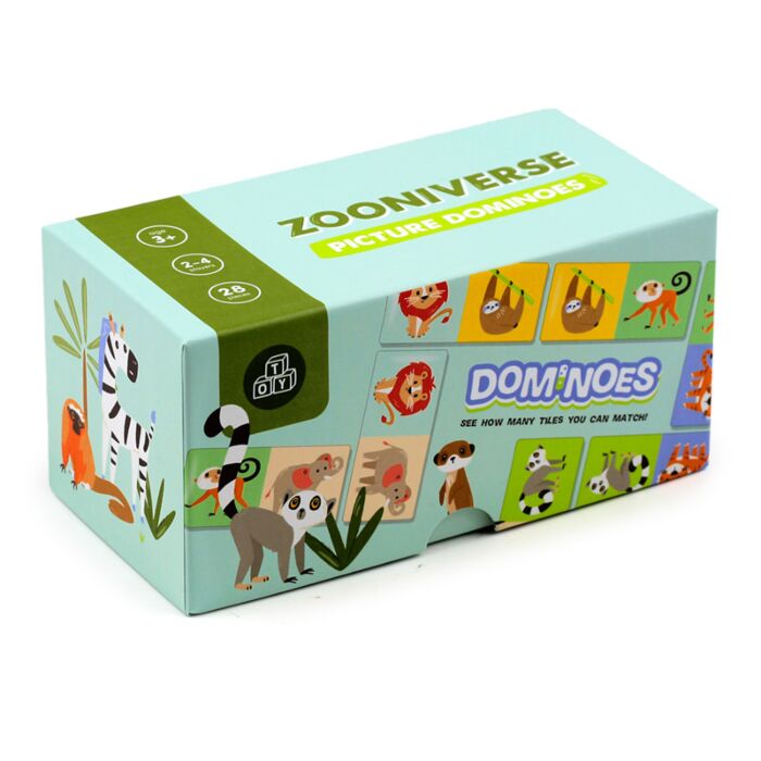 Zooniverse Kids Dominoes Set