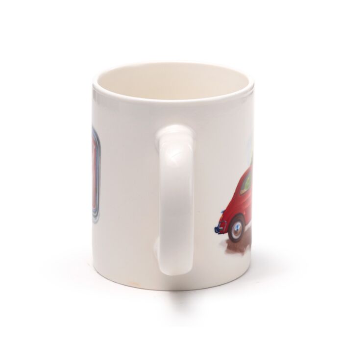 Puckator Fiat 500 Rome Porcelain Mug