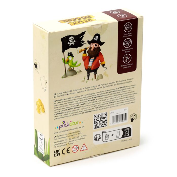 Puckator Jolly Roger Pirates 90pc Kids Jigsaw Puzzle