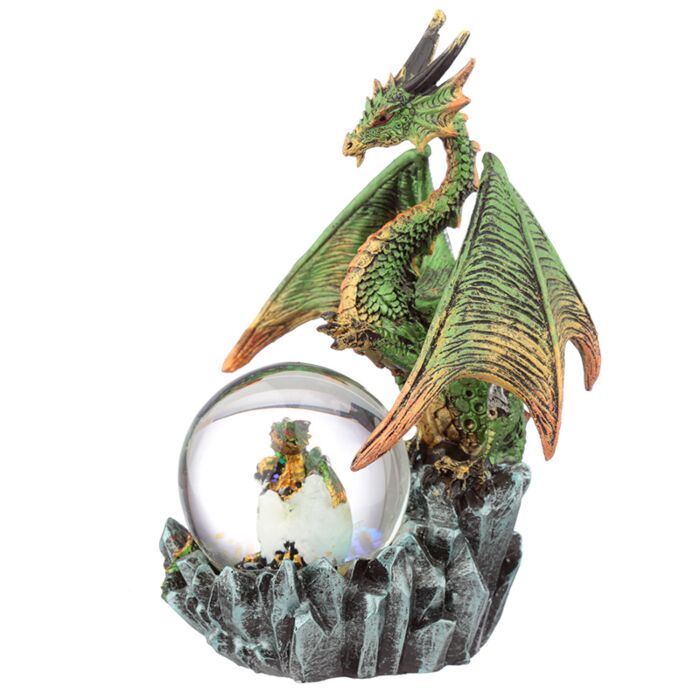 Puckator Dark Legends Crystal Orb Dragon Mother Snow Globe