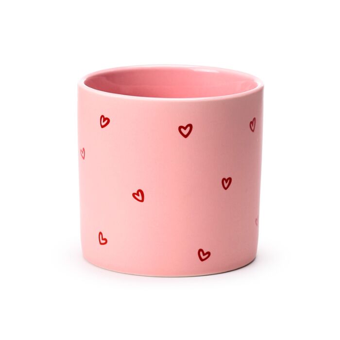 Puckator Amore Heart Porcelain Shaped Handle Mug