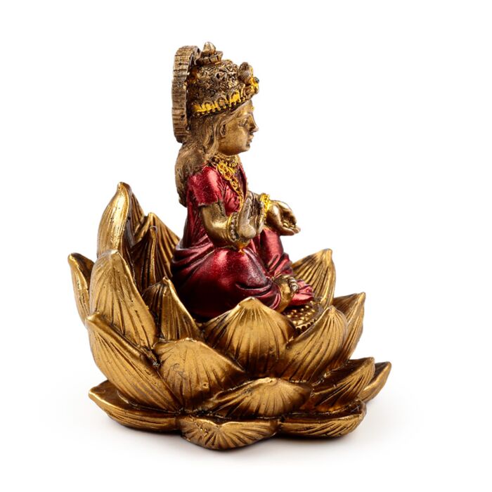 Puckator Gold Ganesh & Lakshmi Lotus Set of 2