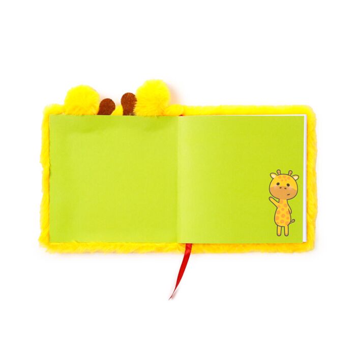 Puckator Adoramals Raffi the Giraffe Plush Notebook