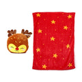 Puckator Blankeazzz Christmas Festive Friends Rudolph 2-in-1 Plush Toy & Travel Blanket
