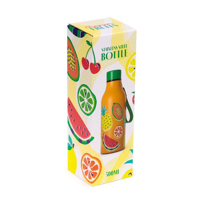 Puckator Summer Fruits Hot & Cold Drinks Bottle 500ml