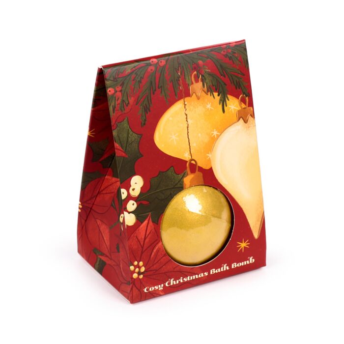 Puckator Christmas Botanicals Bath Bomb in Gift Box
