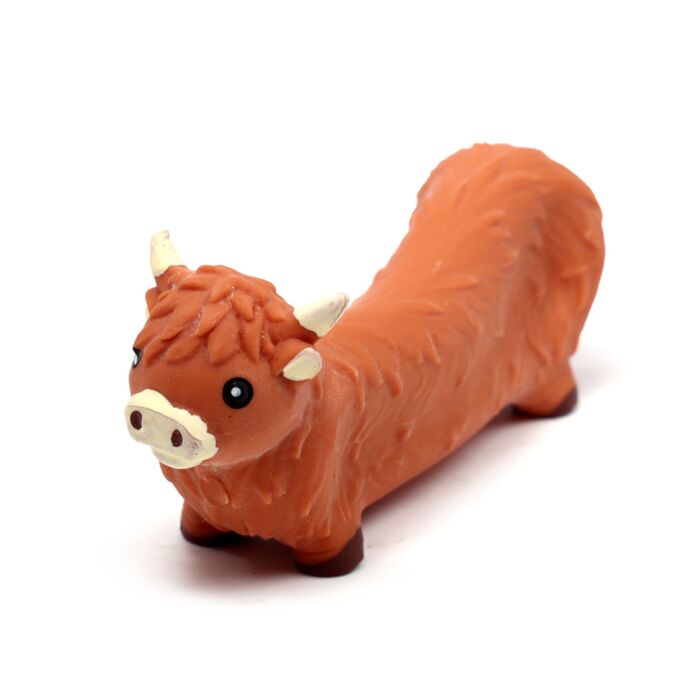 Puckator Stretchy Highland Coo Toy