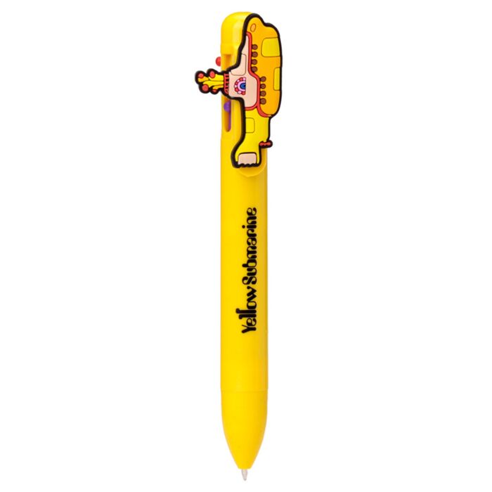 Puckator The Beatles Yellow Submarine Multi Colour Pen with Charm (6 Colours)