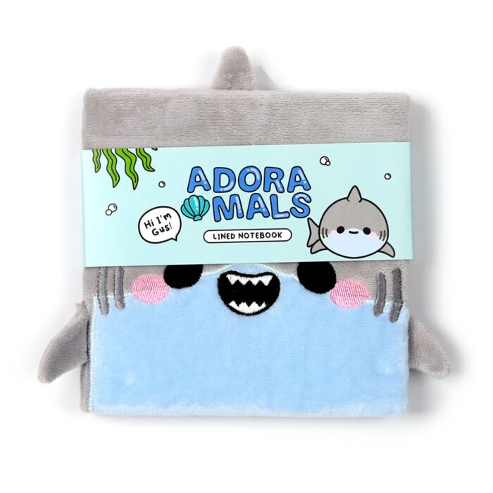 Puckator Adoramals Shark Plush Notebook
